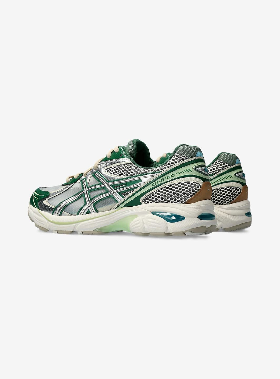 Asics GT-2160 Above The Clouds baskets basses homme et femme en mesh et cuir synthétique multicolore, détail semelle