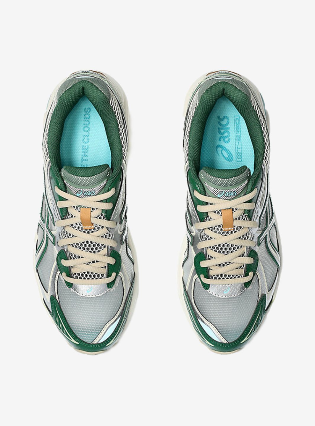 Asics GT-2160 Above The Clouds baskets basses homme et femme en mesh et cuir synthétique multicolore, vue arrière