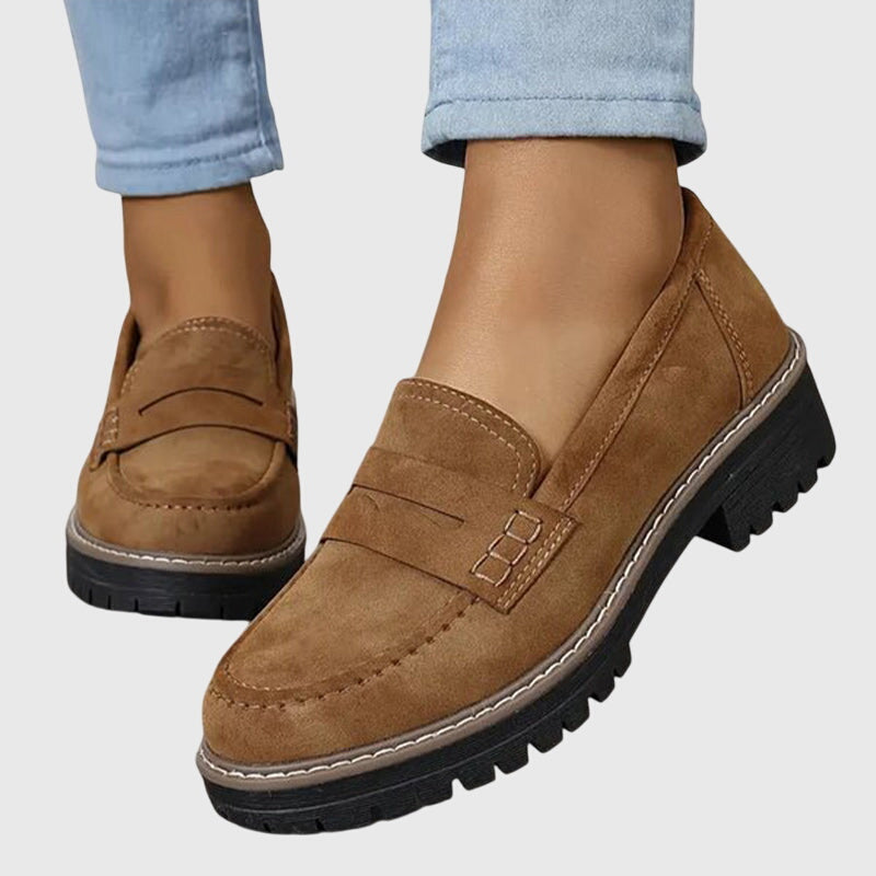 Mocassins Femme Pauline-Romy – vue portée