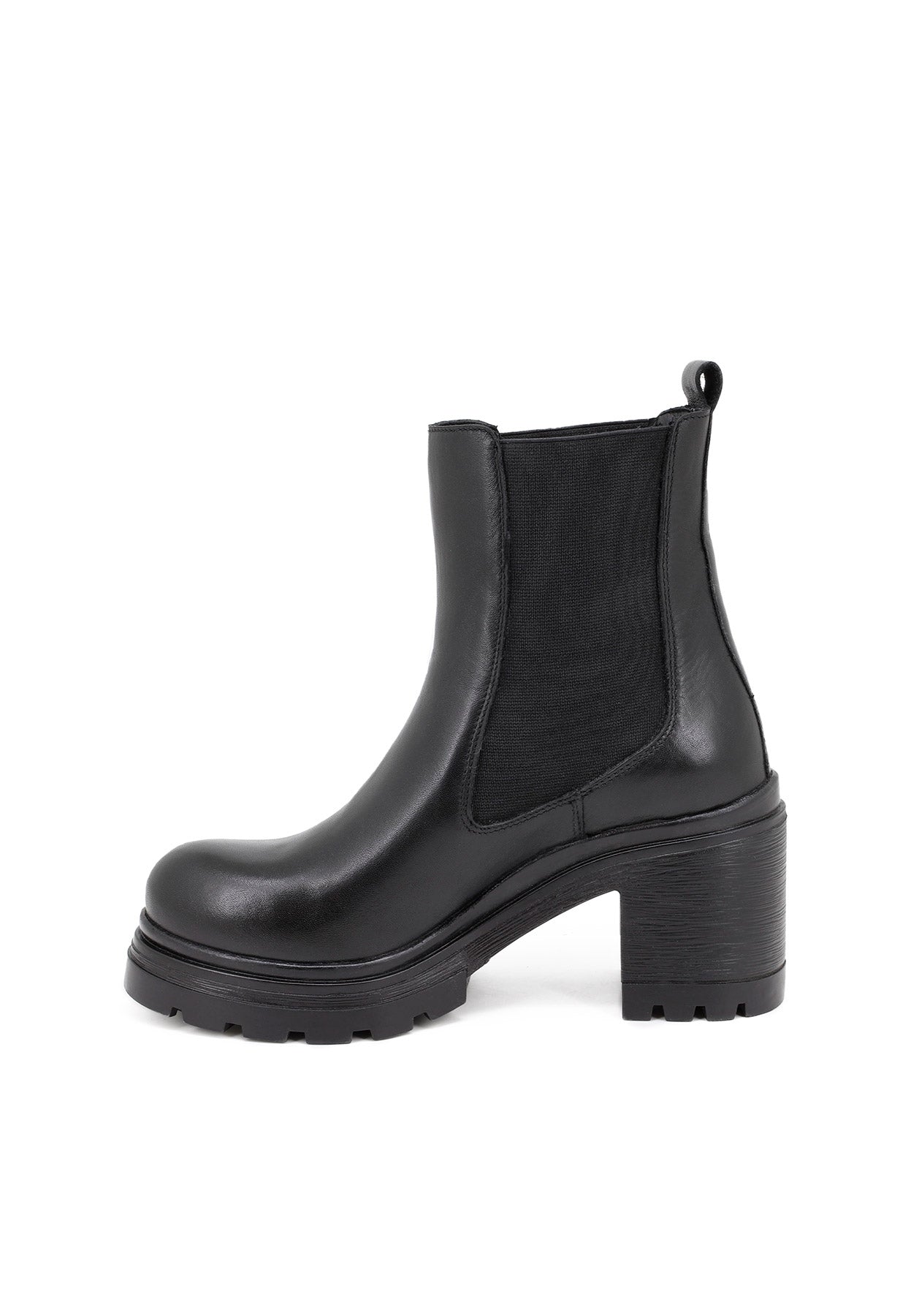 Bottines Chelsea Femme Lila – détail de la tige