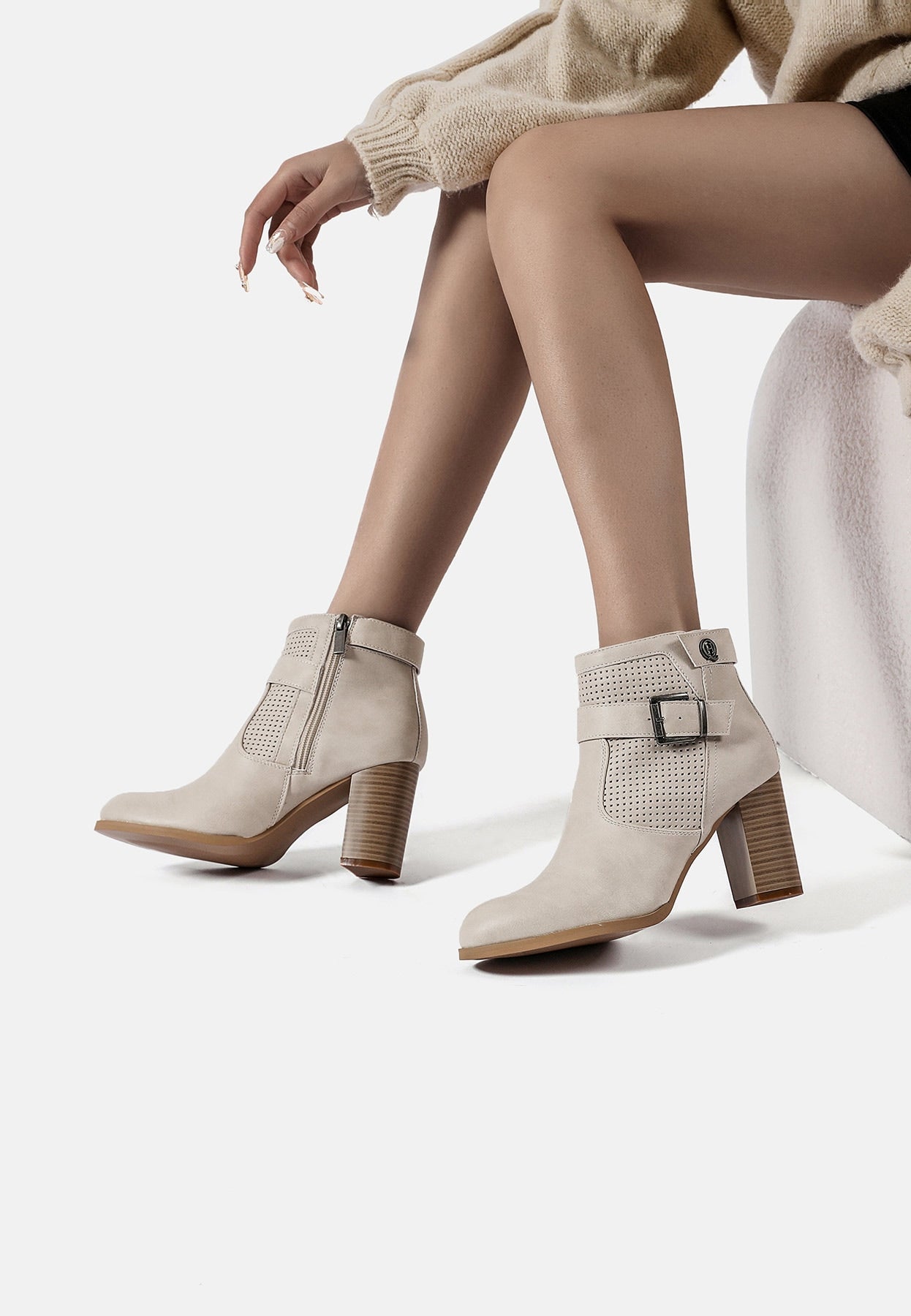 Bottines Femme Cyrielle – détail de la matière