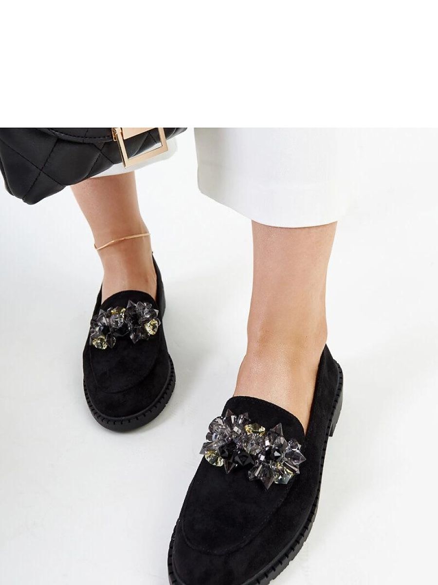 Mocassins Femme Fleur-Eva – détail de la tige