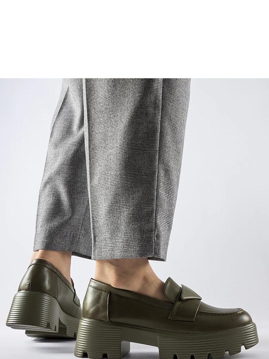 Mocassins Femme Fleur-Lila – vue de dessus