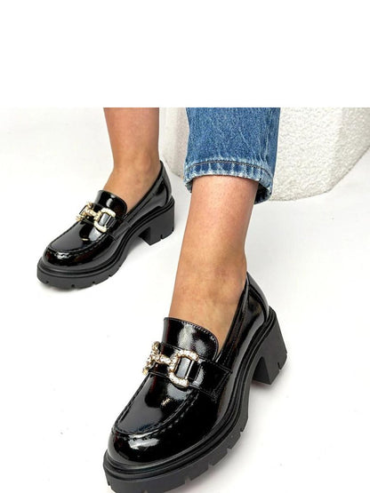 Mocassins Femme Anaïs-Mia – détail de la tige