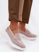 Mocassins Femme Célia-Elina, Élégants Slip-On