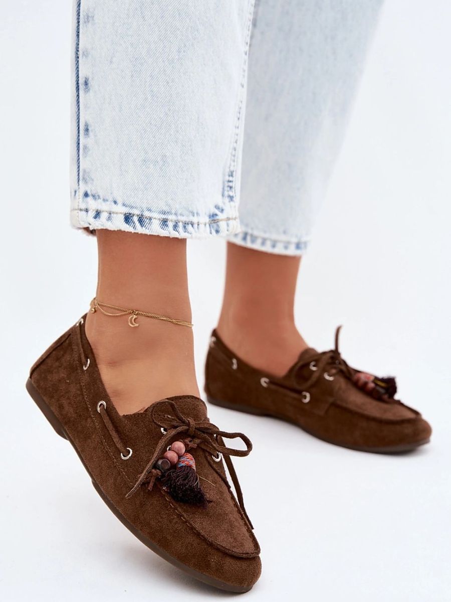 Mocassins Femme Livia-Sana – détail de la tige