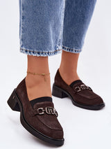 Mocassins Femme Line-Lila, Élégants Slip-On