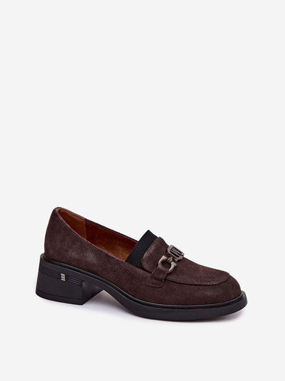Mocassins Femme Line-Lila – vue latérale