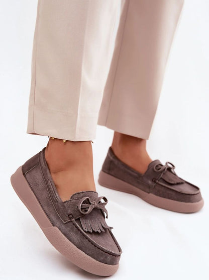 Mocassins Femme Line-Lyna – détail de la tige