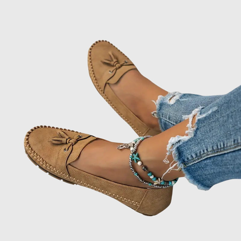 Mocassins Femme Margaux-Iris – vue portée
