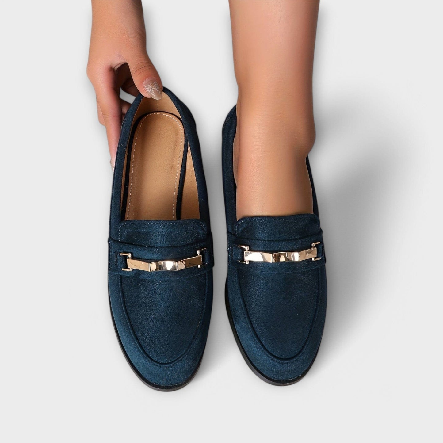 Mocassins Femme Camille-Fleur – détail de la semelle