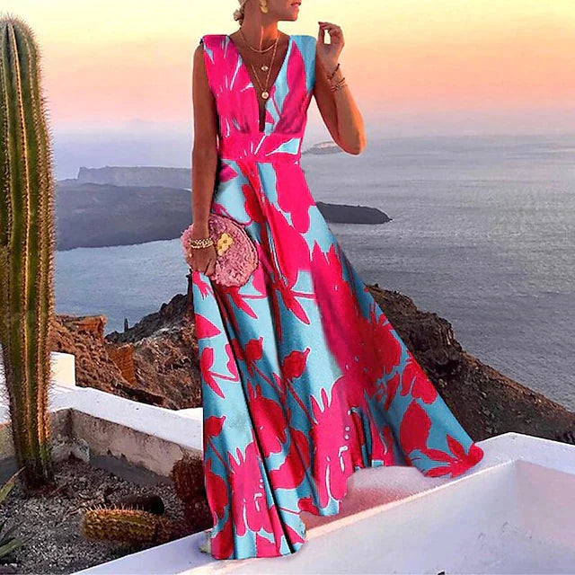 Aurélie Robe Longue Femme – Élégance et Confort pour Toutes Occasions