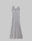 Robe Longue Femme à Pois – Coupe Fluide Sans Manches