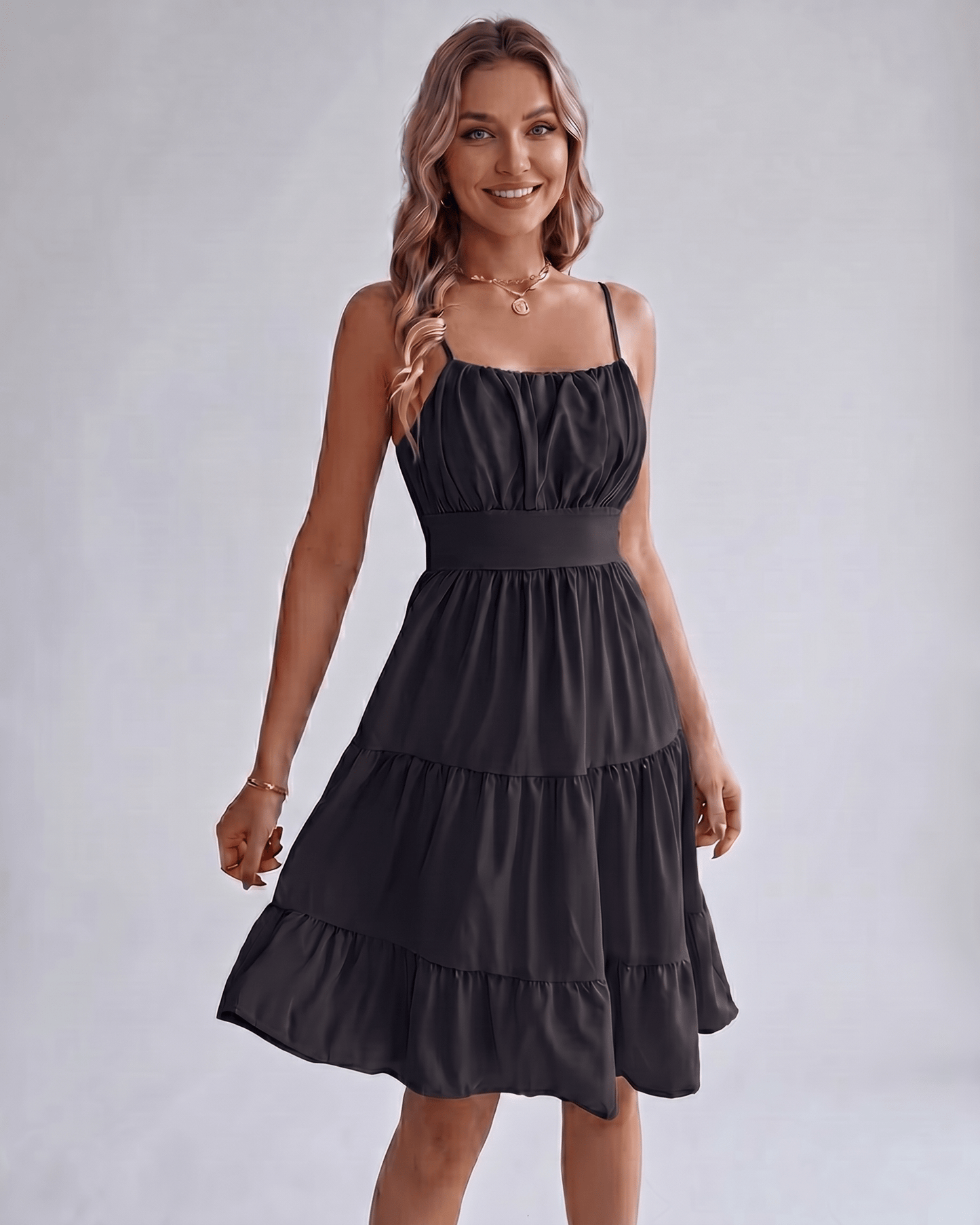 Robe Midi Mousseline | Robe Dos Nu Chic | Menvelo