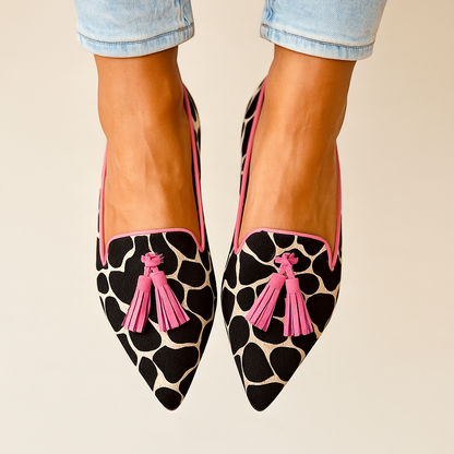 Mocassins Femme Salomé-Noor – détail de la tige