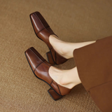 Mocassins Femme Océane-Noor, à Talon Élégants
