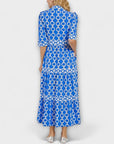 Robe Longue Femme Manches Trois-Quarts – Légère Coupe Fluide