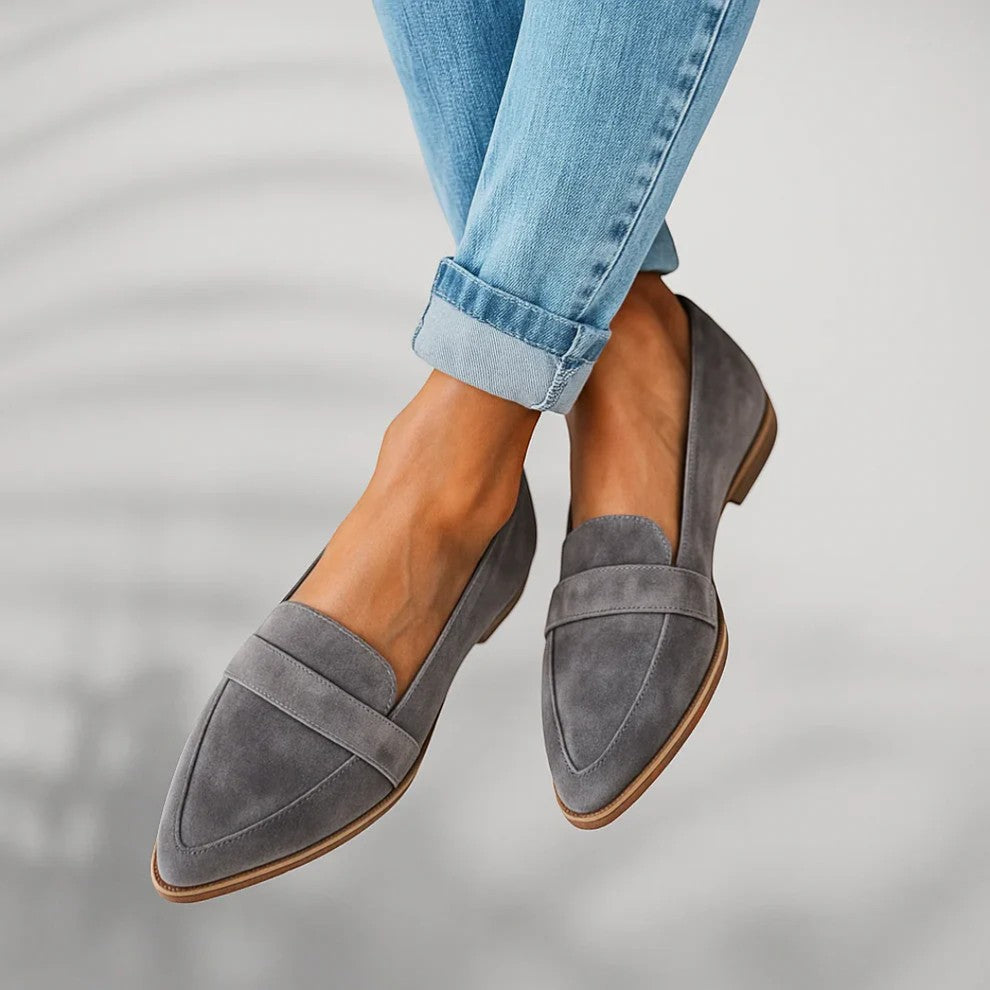 Mocassins Femme Apolline-Iris – vue portée