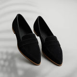 Mocassins Femme Apolline-Iris, en Daim Slip-On
