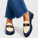 Mocassins Femme Apolline-Anaïs, en Cuir Slip-On