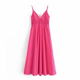 Robe Femme Midi en Coton – Coupe Ample et Décontractée