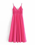 Robe Femme Midi en Coton – Coupe Ample et Décontractée