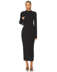 Robe Femme Moulante Manches Longues – Coupe Ajustée Casual