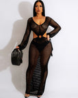 Robe de Plage Femme Crochet Boho – Découpe à la Taille & Détails à Franges