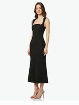 Robe Midi Femme en Coton – Silhouette Bodycon Élégante