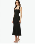 Robe Midi Femme en Coton – Silhouette Bodycon Élégante