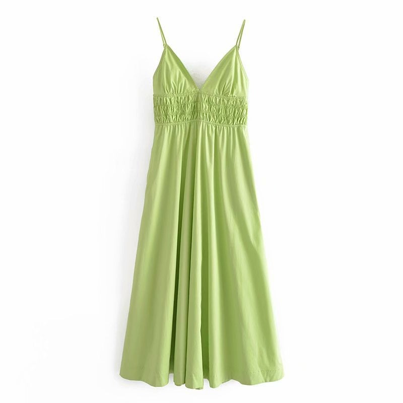 Robe Femme Midi en Coton – Coupe Ample et Décontractée