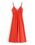 Robe Femme Midi en Coton – Coupe Ample et Décontractée