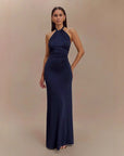 Robe Longue Femme Dos Nu – Coupe Moulante Halter