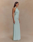 Robe Longue Femme Dos Nu – Coupe Moulante Halter