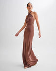 Robe Longue Femme Dos Nu – Coupe Moulante Halter