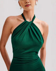 Robe Longue Femme Dos Nu – Coupe Moulante Halter