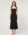 Robe Midi Femme en Coton – Silhouette Bodycon Élégante
