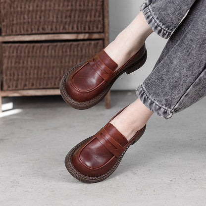 Mocassins Femme Apolline-Margot – détail de la tige