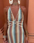 Robe Maxi Bohème Femme en Tissu Léger – Style Dos Nu à Dos Ouvert