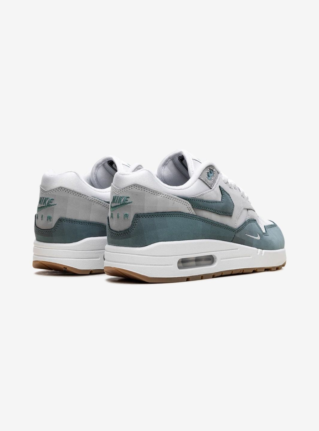 Nike Air Max 1 .SWOOSH Low Poly Adventure Baskets Blanc Gris Homme Femme - 3