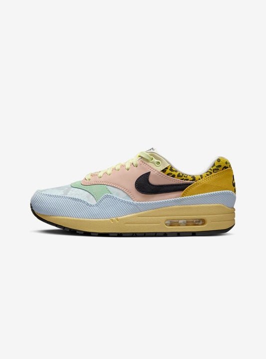 Nike Air Max 1 '87 Great Indoors Corduroy Baskets Multicolore Rose Femme - 1