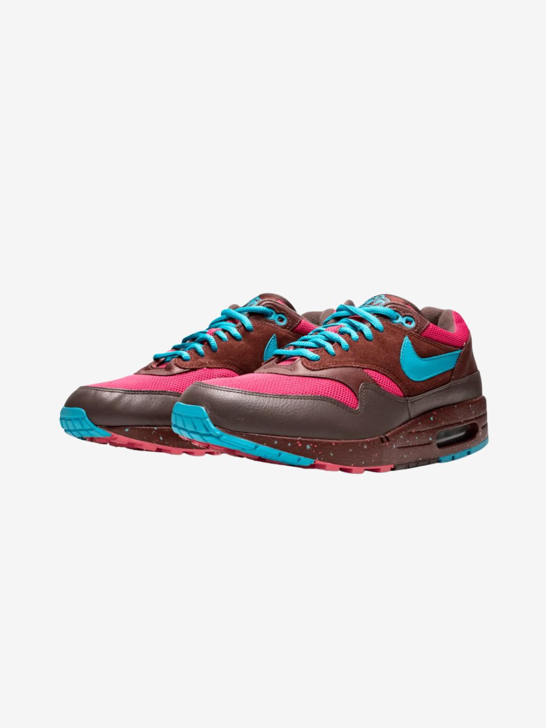 Nike Air Max 1 x Parra Amsterdam Baskets Marron Bleu Homme Femme - 2