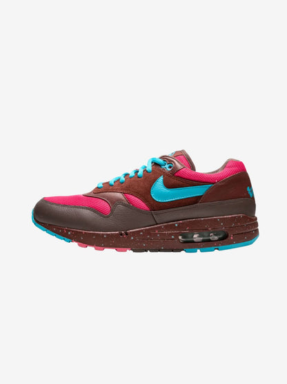 Nike Air Max 1 x Parra Amsterdam Baskets Marron Bleu Homme Femme - 1