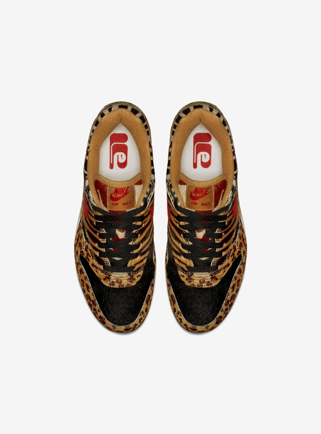 Nike Air Max 1 x atmos Animal Pack 2.0 Baskets Multicolore Marron Mixte - 5