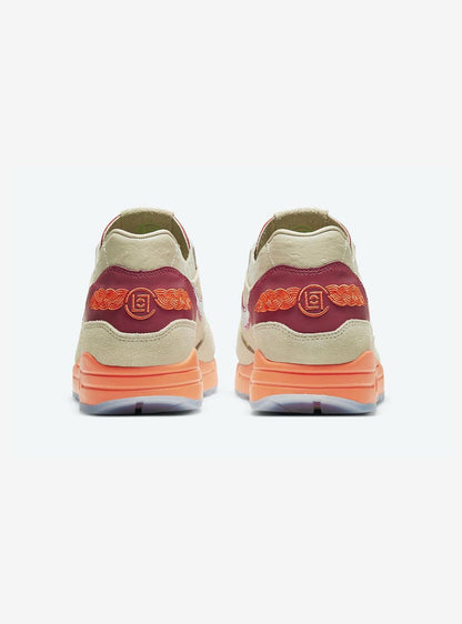 Nike Air Max 1 x CLOT Kiss of Death Baskets Beige Rouge Homme Femme - 6