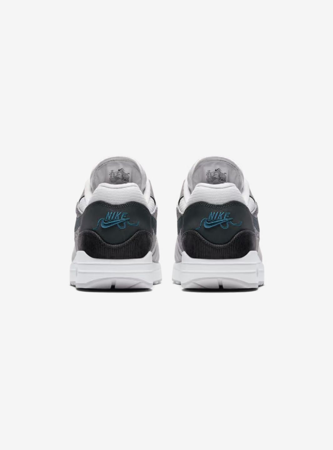 Nike Air Max 1 London Baskets Gris Bleu Homme Femme - 4