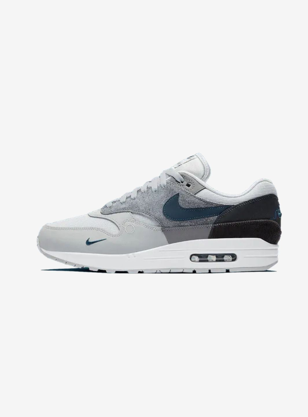 Nike Air Max 1 London Baskets Gris Bleu Homme Femme - 1