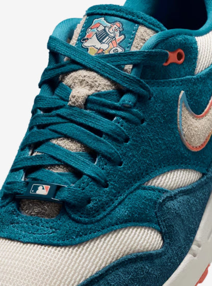 Nike Air Max 1 Milwaukee Brewers City Connect Baskets Bleu Blanc Mixte - 3