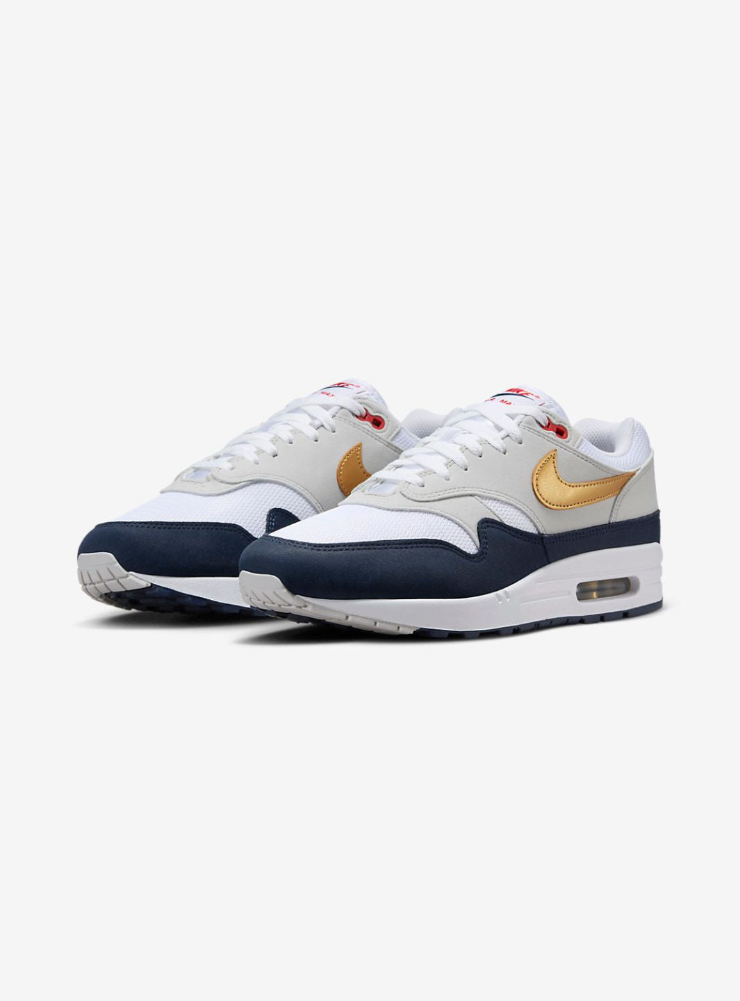 Nike Air Max 1 Olympic Baskets Bleu Blanc Homme Femme - 2