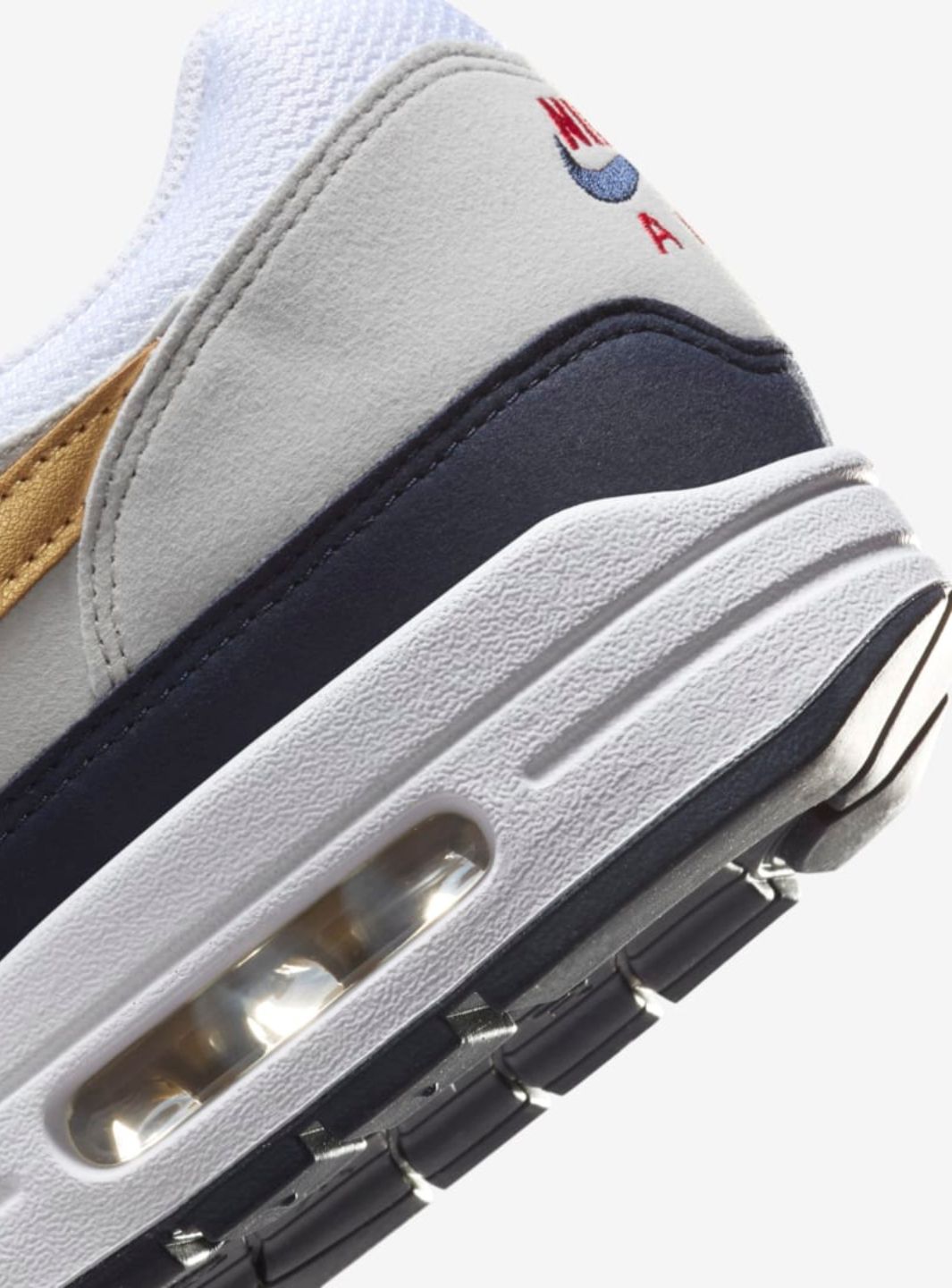 Nike Air Max 1 Olympic Baskets Bleu Blanc Homme Femme - 5